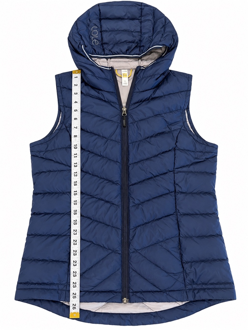 Lole Deep Navy Quilted Hooded Packable Puffer Vest